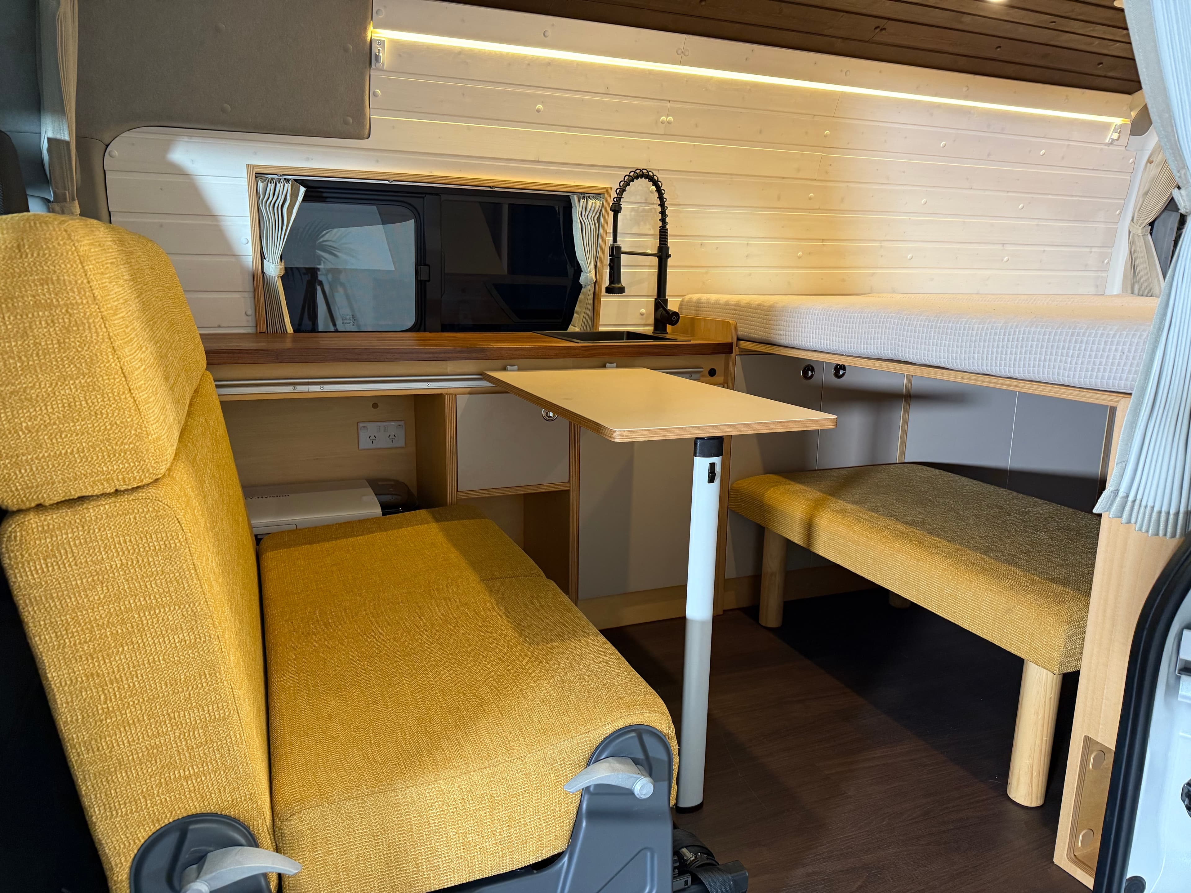 KUMA-Q campervan conversion interior