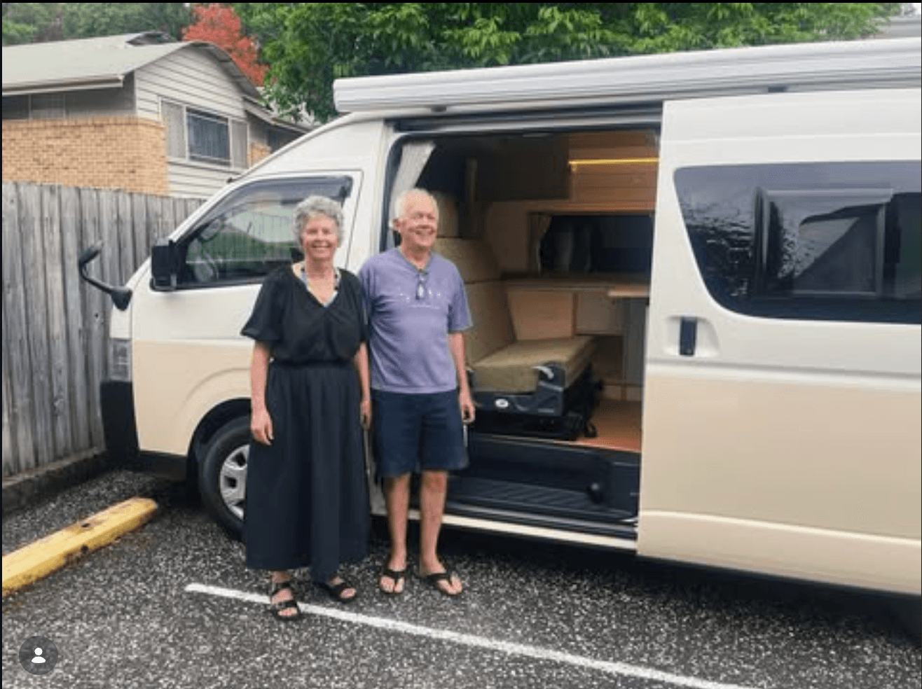 Richard & Trish — Bare Camper customer