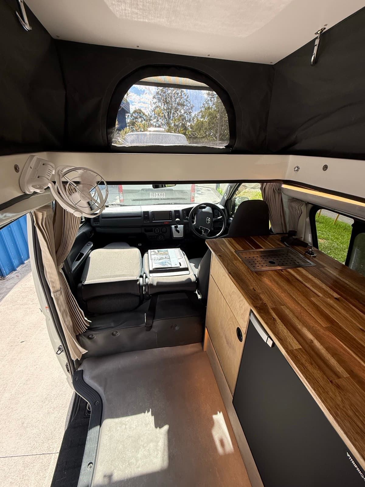 MANA walnut trim with pop top